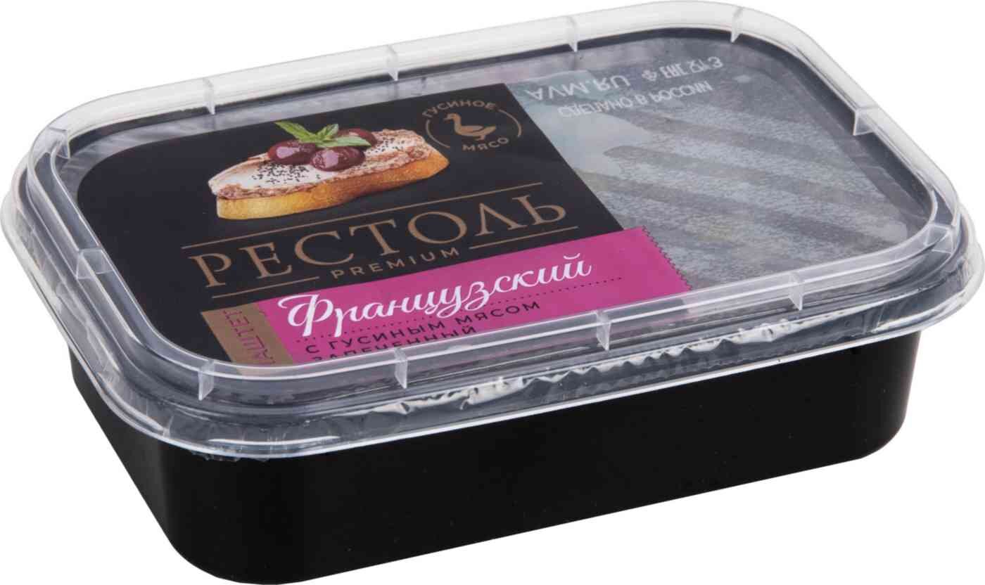 

Паштет Рестоль Французский с гусиным мясом запеченный 160 г