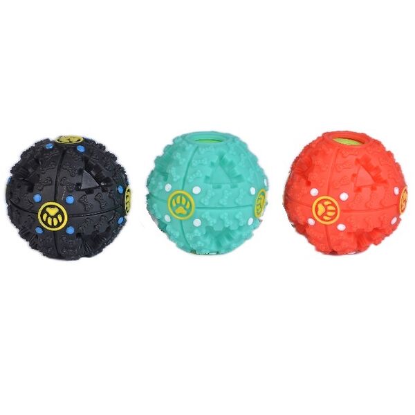 Игрушка для собак мяч для лакомств d=7см в ассортименте 253140