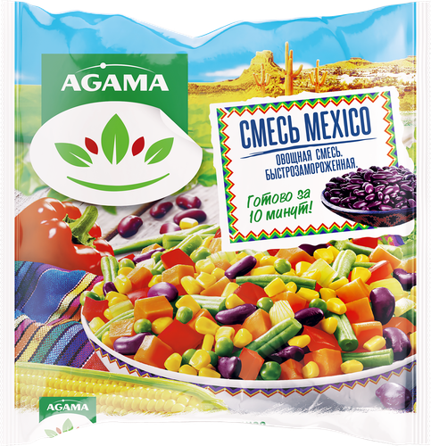 

Смесь овощная Hortex Mexico замороженная 400 г