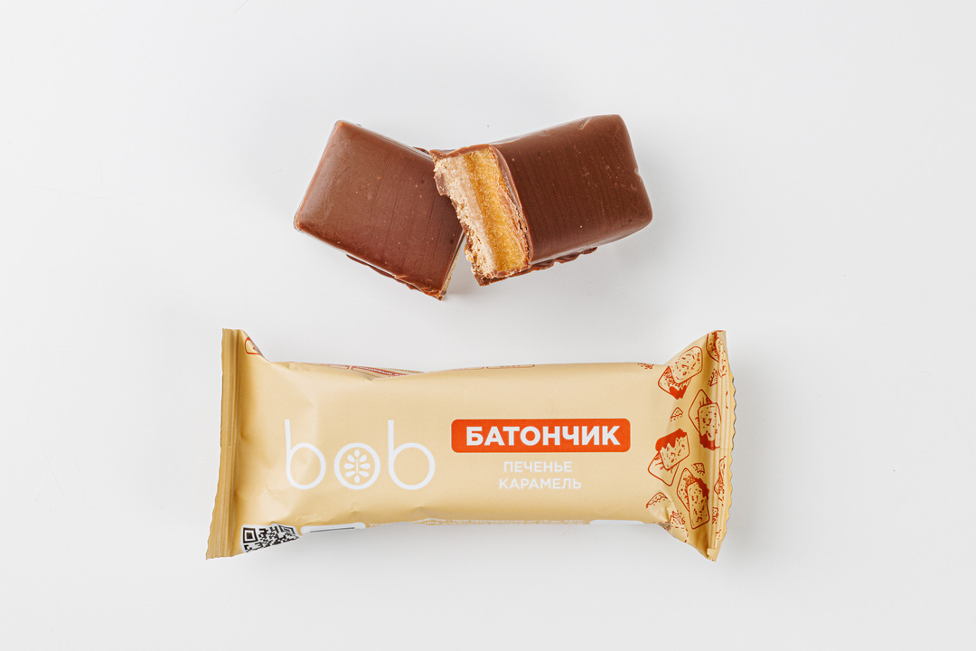 

Батончик Bob "Печенье с карамелью", веган 45г