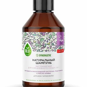 Шампунь экстрамягкий 2 в 1 Synergetic 250 мл