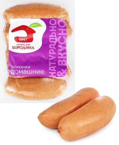 

Шпикачки Мясной дом Бородина Домашние 480 г