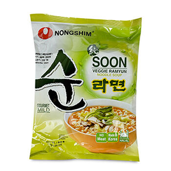 Лапша быстрого приготовления Nongshim Сун вегги овощная