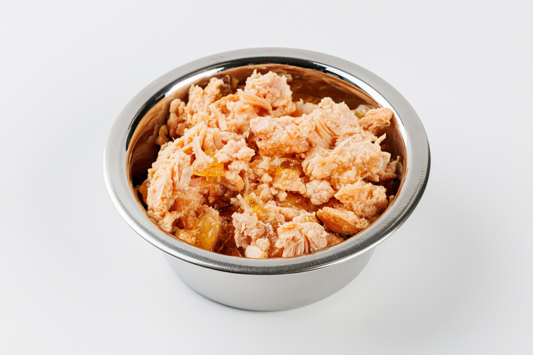 

Корм влажный Вкусвилл для собак индейка ж/б 340 г