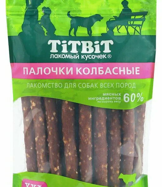 Палочки колбасные TiTBiT для собак 550 г