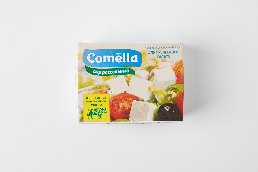 

Сыр для греческого салата рассольный Comella 35% 200 г