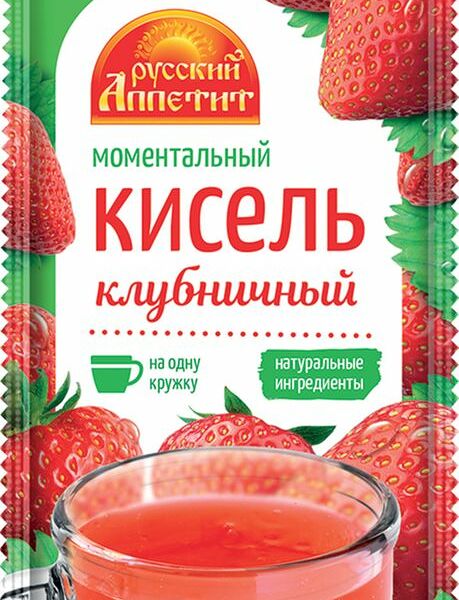 Кисель Русский Аппетит Клубничный моментальный 30г