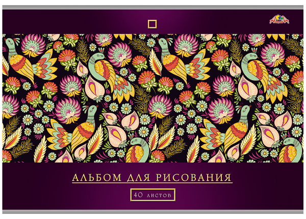 Альбом для рисования АппликА А4, 40 л