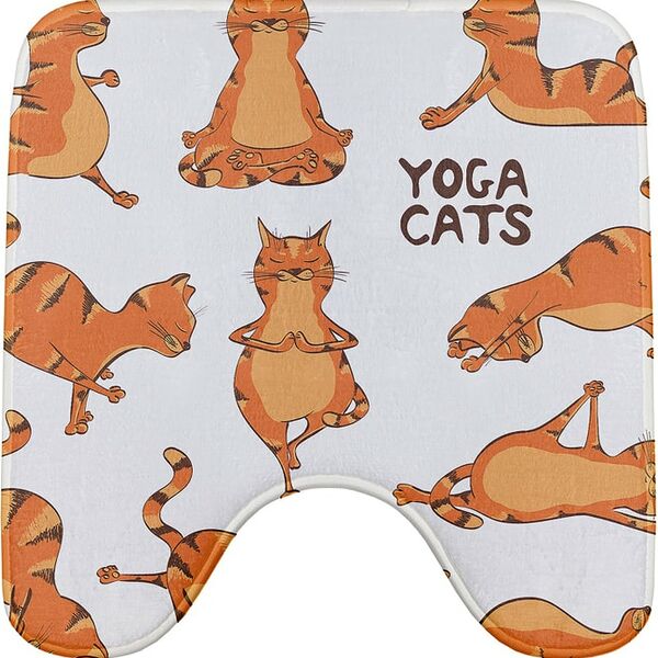 Коврик для туалета JoyArty противоскользящий 50*50см