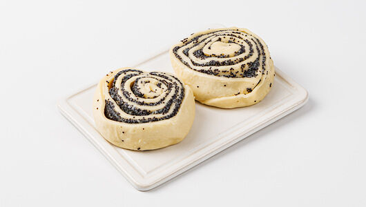 Выпекаем дома. Улитка с маком замороженная 2шт. Пекарня