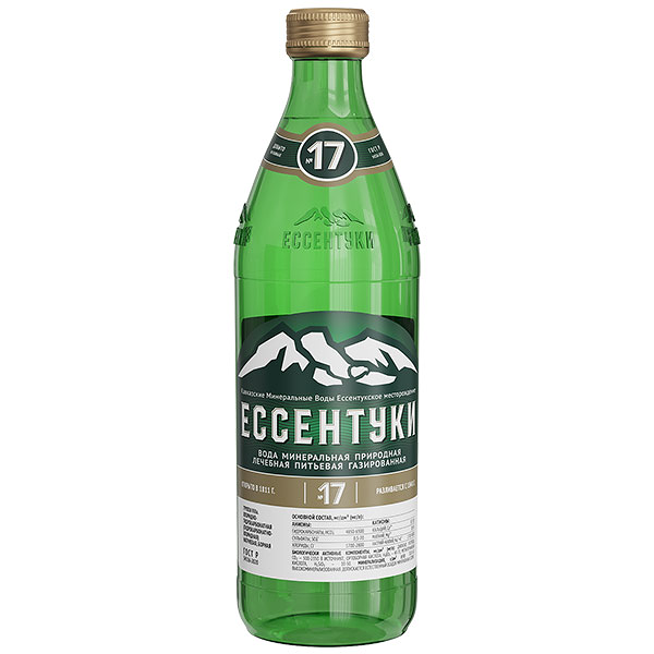 Вода Ессентуки №17 450 мл минеральная лечебно-столовая газированная