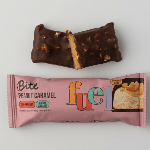 Батончик протеиновый Take a Bite Арахис и солёная карамель 50г