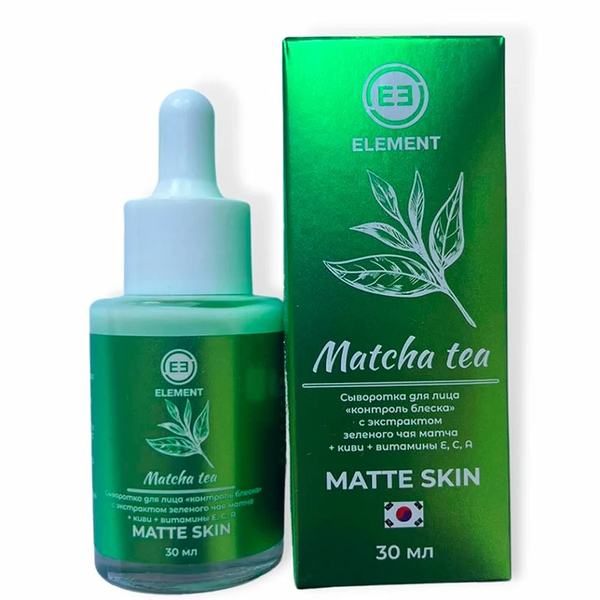 Сыворотка Element для лица Контроль блеска с экстрактом зеленого чая, киви и витаминами E, C, A 30 мл