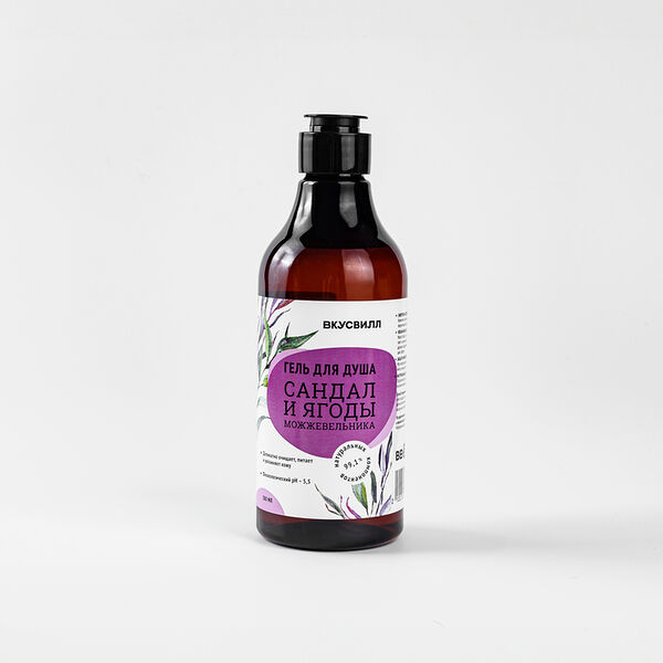 Гель для душа Сандал и ягоды можжевельника, 380 мл