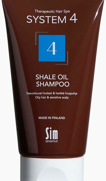 Шампунь терапевтический №4 System 4 для жирной и чувствительной кожи головы 75мл