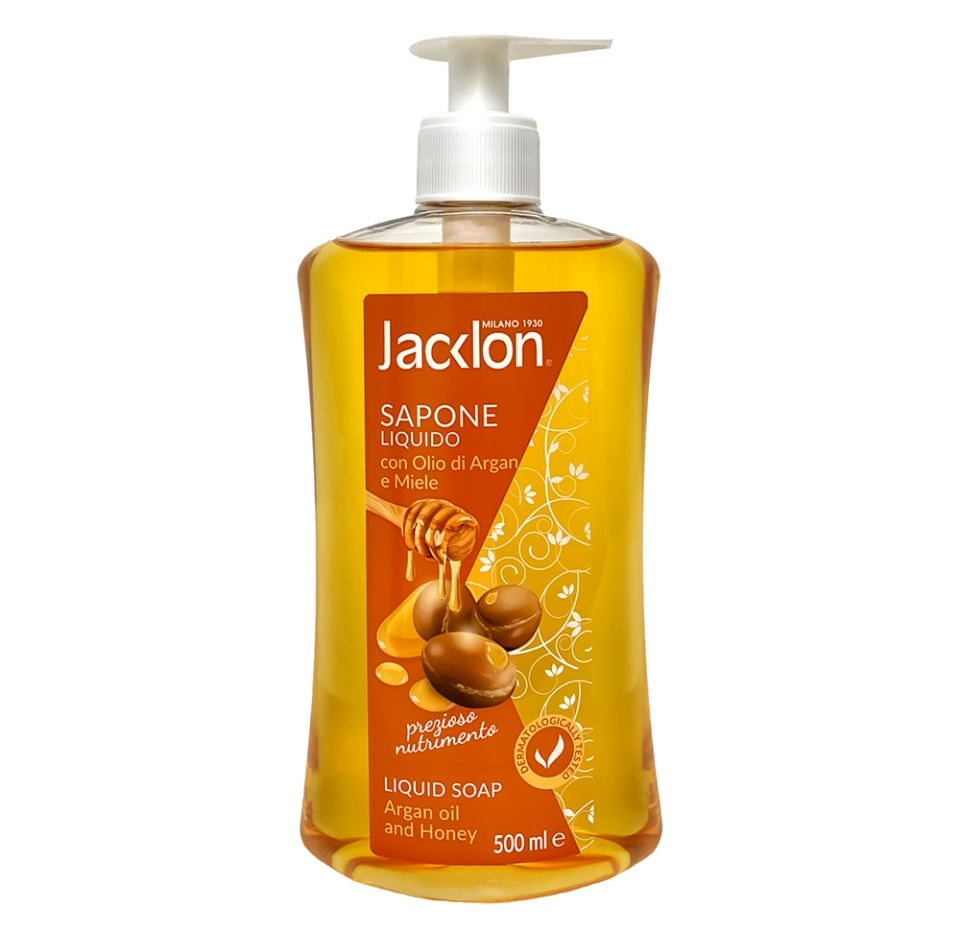 

Мыло жидкое Jacklon Аргановое масло и мёд 500 мл