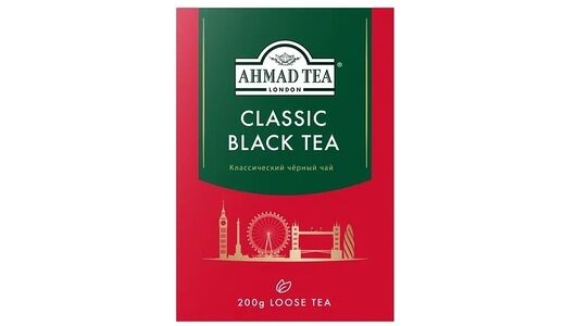 Чай черный Ahmad tea Классический среднелистовой 200г