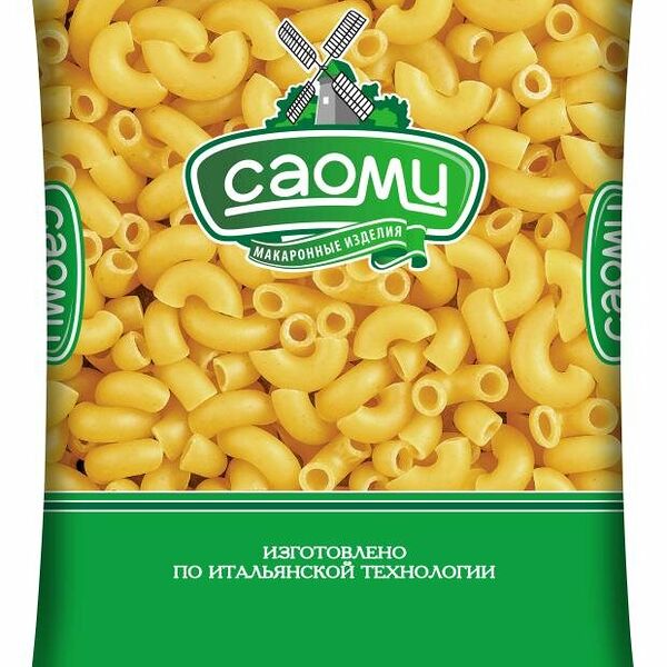 Макаронные изделия Саоми Рожки №8 400 г