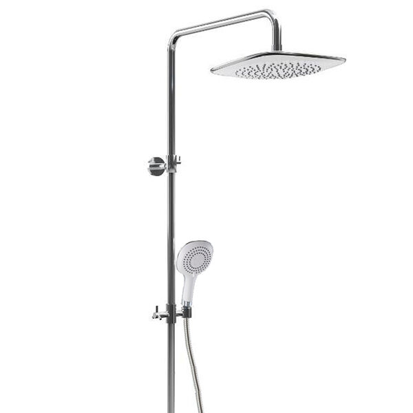 Sonwelle душевая система, верхний душ 1 режим, ручной душ 1 режим, хром/белый, короб