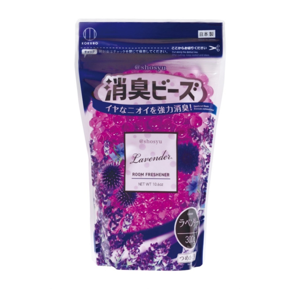 

Сменная упаковка с ароматом лаванды для поглотителя неприятных запахов в помещении, Kokubo, 300 г, Япония