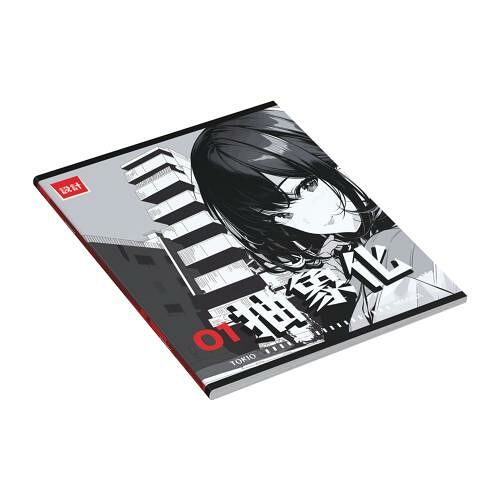 Тетрадь общая Meshu Аниме Микс А5 клетка 48л, в ассортименте