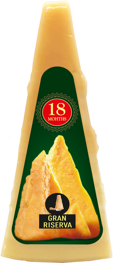 Сыр GRAN RISERVA Пармезан 40%, 18 месяцев, без змж, 180г
