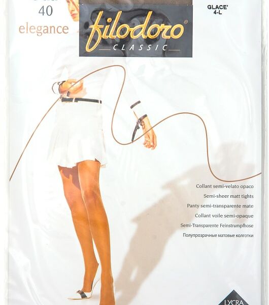 Колготки Filodoro Classic Oda Elegance 40 Glace Темно-бежевые Размер 4