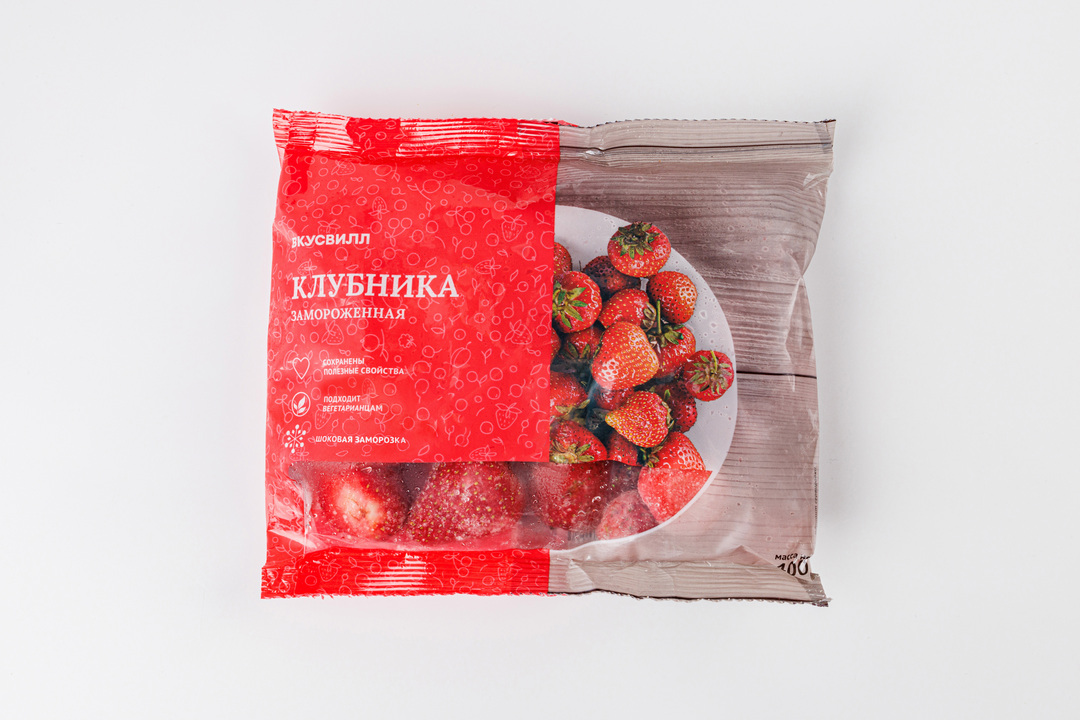 

Клубника ВкусВилл замороженная 400г