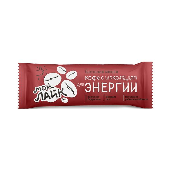 Батончик Леовит Кофе с шок. для энергии 25 гр