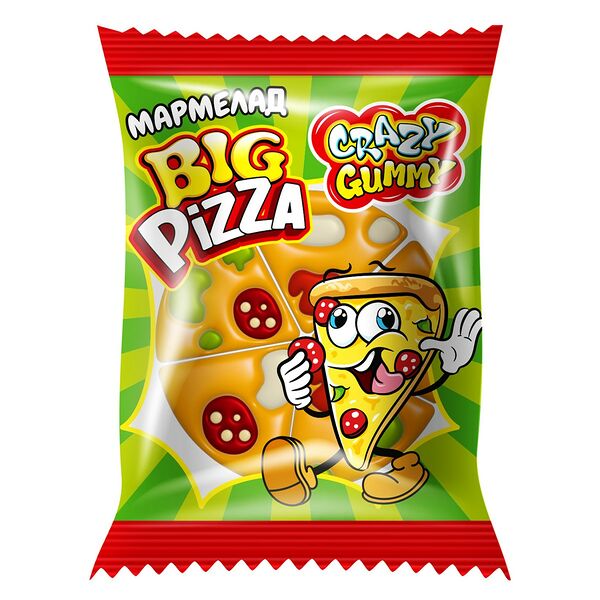 Мармелад Канди клаб Crazy Gummy Big Pizza