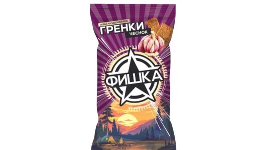 Гренки Фишка Чесночные 120г