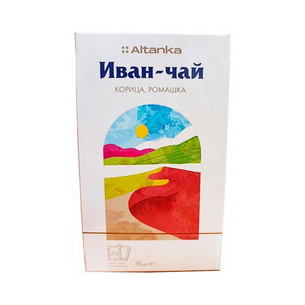 Фиточай Altanka Иван-чай корица ромашка 20х1,8г