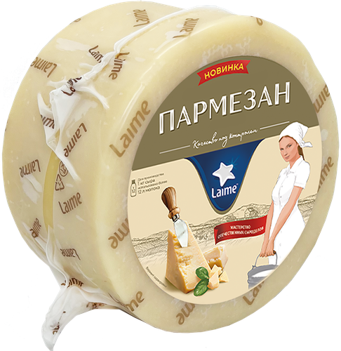 

Сыр Laime Пармезан фасованный кусок 45% вес