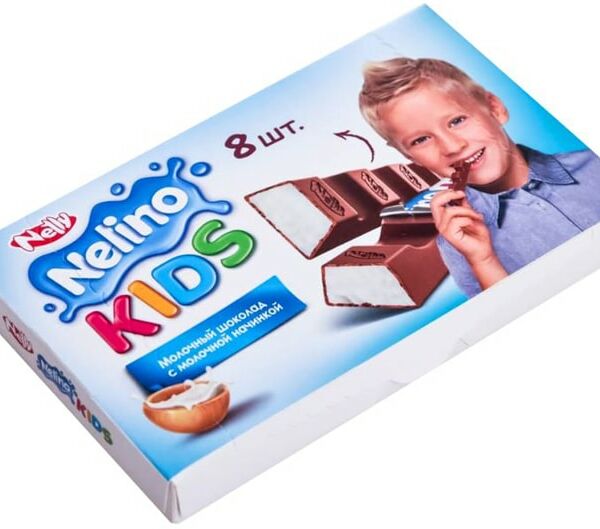 Шоколад Nelly Молочный с молочной начинкой 100г