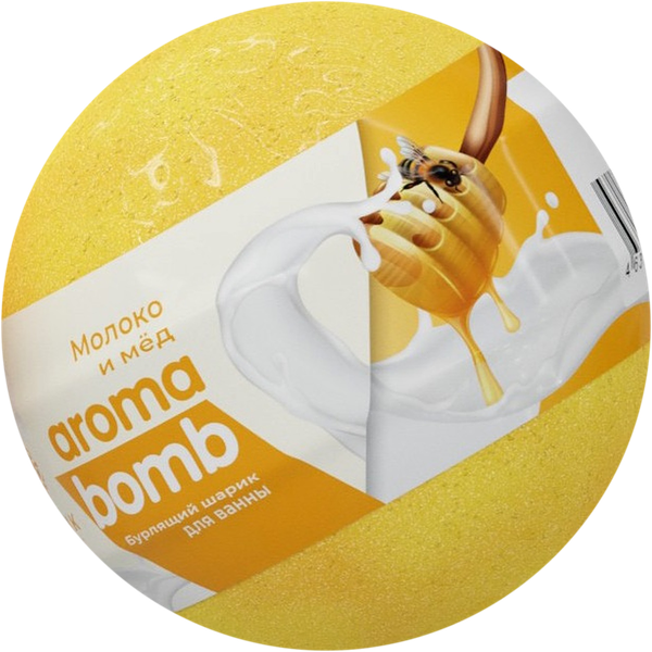 Шар бурлящий для ванн Fabrik Cosmetology Молоко и мёд