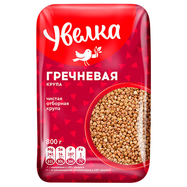 Гречка Увелка ядрица Экстра, 800г