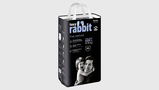 Трусики-подгузники Fancy Rabbit For Home L 9-14кг, 44шт