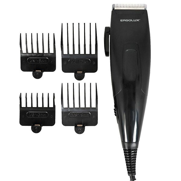 Машинка для стрижки волос Ergolux ELX-HC01-C48 PRO, 15 Вт