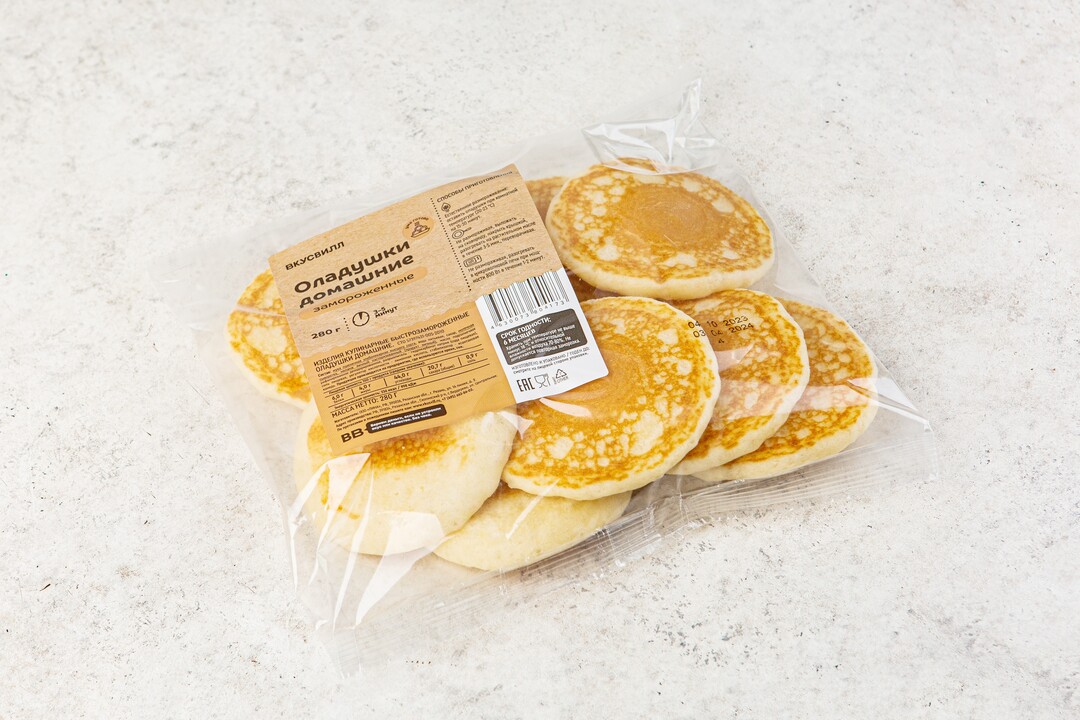 

Оладушки Домашние, зам.(Продукт замороженный) 280 г