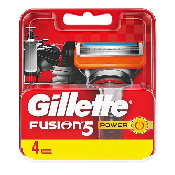 Сменные кассеты для бритья Gillette Fusion 5 Power 4 шт.