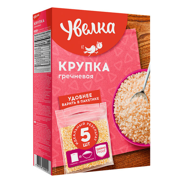 Крупка Увелка гречневая 400 г