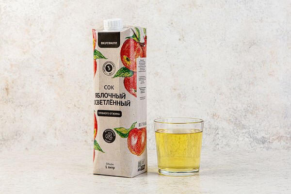 Сок яблочный осветлённый
