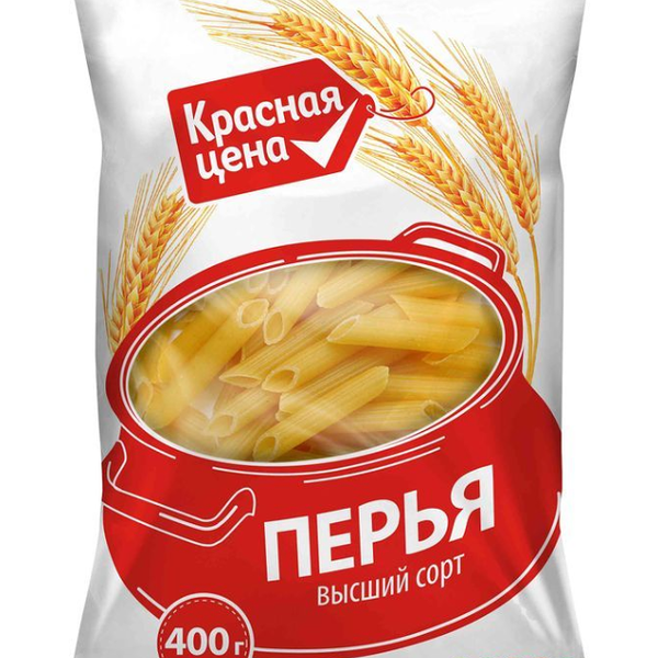 Макароны Красная цена перья