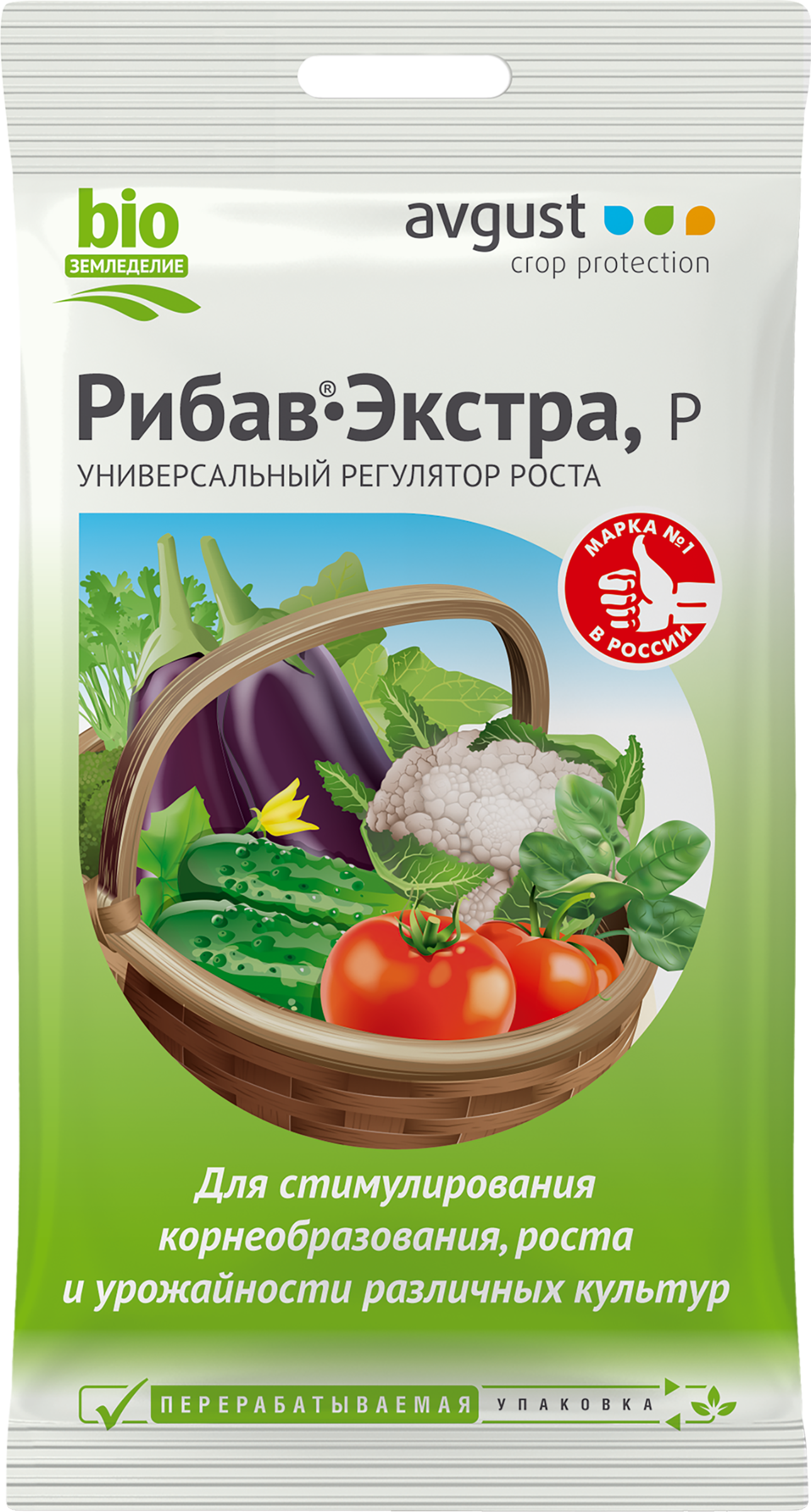 

Стимулятор корнеобразования и роста AVGUST Рибав-Экстра, 1мл