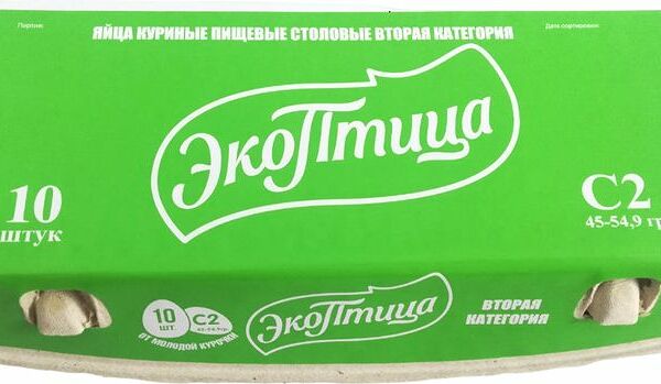 Яйцо куриное Экоптица Липецкое С2 10шт