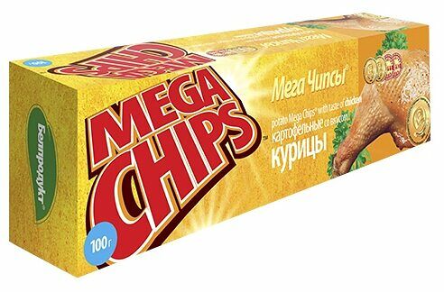 Мегачипсы картофельные Mega Chips со вкусом Курицы