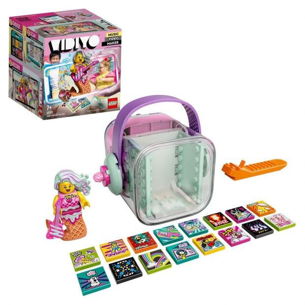 

Конструктор Vidiyo 43102 Candy Mermaid BeatBox (Видайо Кэнди Мермеид БитБокс) 7+ 71 элемент ТМ LEGO (ЛЕГО)