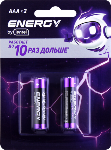 

Элемент питания ENERGY BY LENTEL Alkaline battery, Арт. AAA LR03-2B