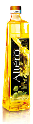 Масло подсолнечное Altero Golden с добавлением оливкового, 0,81 л