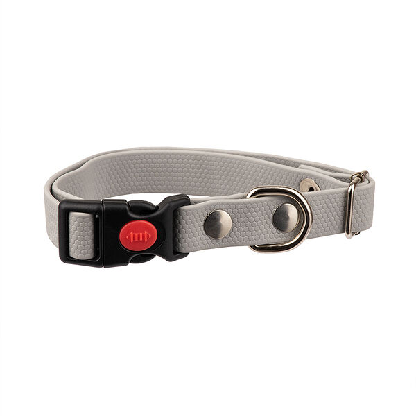 Ошейник биотан XL многоразмерный с фиксатором 25 40-65 см серый